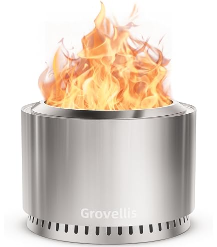 Amazon.com : Florise 27 Inch Smokeless Fire Pit, Outdoor Portable